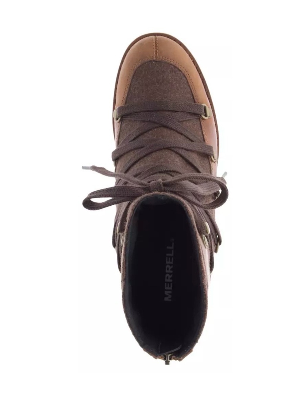 Merrell Women's Shiloh ll Warm Oak Brown Leather Lace-Up Ankle Boots. 🥾 ♥️ - Picture 8 of 9